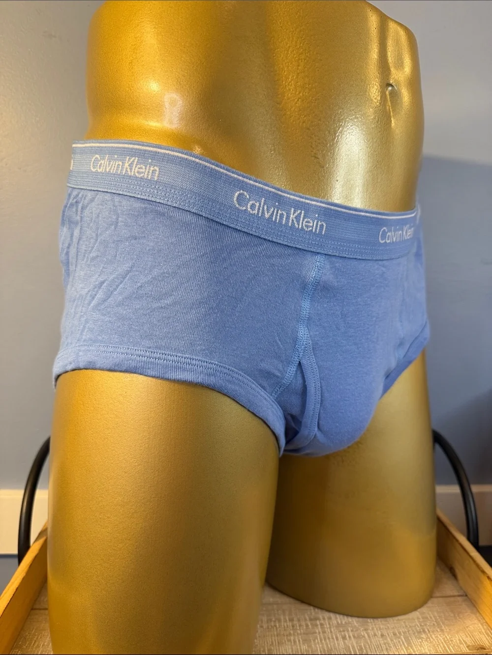 Calvin Klein Sky Blue Cotton Briefs XL